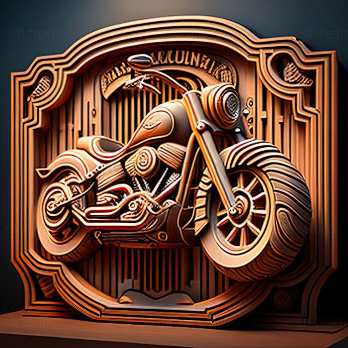 3D модель Прорыв Harley Davidson (STL)